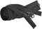 YKK® 20" Vislon Zipper Reversible Slide - YKK #5 Molded Plastic Separating End - Color Black (1 Zipper/Pack)